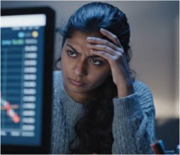 Ilustração de uma loja virtual parada